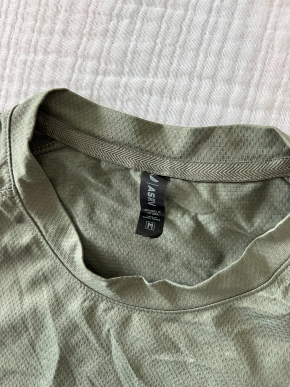 ASRV Silver-Lite 2.0 Established Long Sleeve Sage Green Men's M DSG-0659